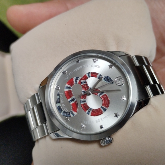 Mens Gucci Watch Snake - Picture 6 of 10